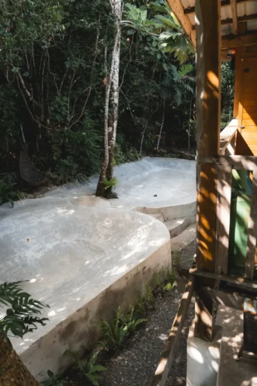 Interior design, common lounge spaces, and room layouts at Kahana Baler boutique stay in Baler, Philippines